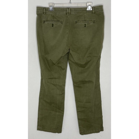 Pilcro And The Letterpress Hyphen Olive Green Chino Casual Pant 31 Anthropologie - Picture 5 of 5